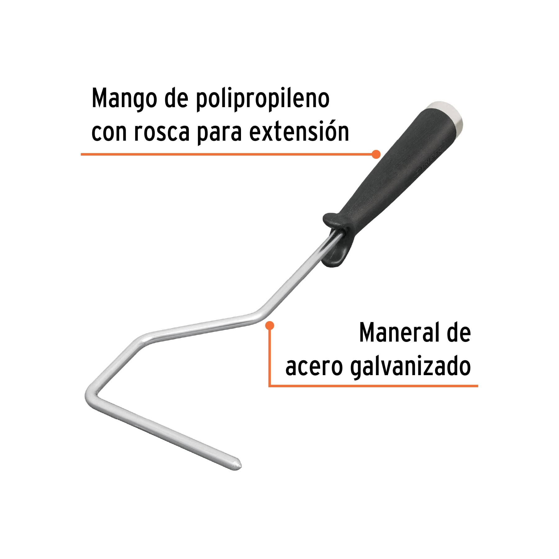 Maneral para rodillo
