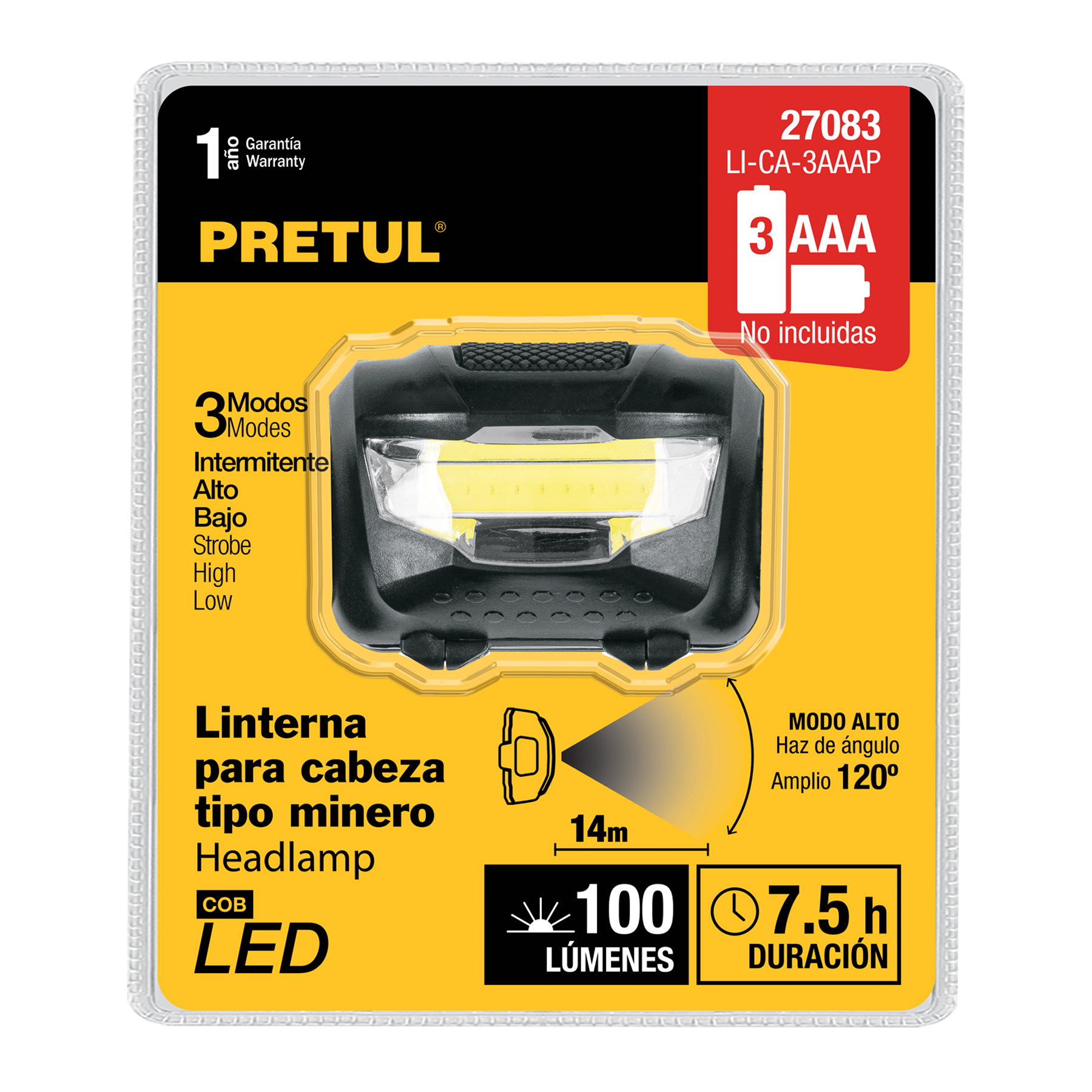 Linterna frontal