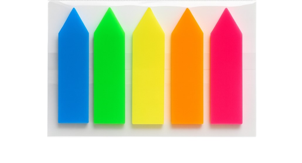 Banderitas tipo flecha