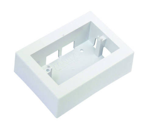 Caja rectangular para canaleta